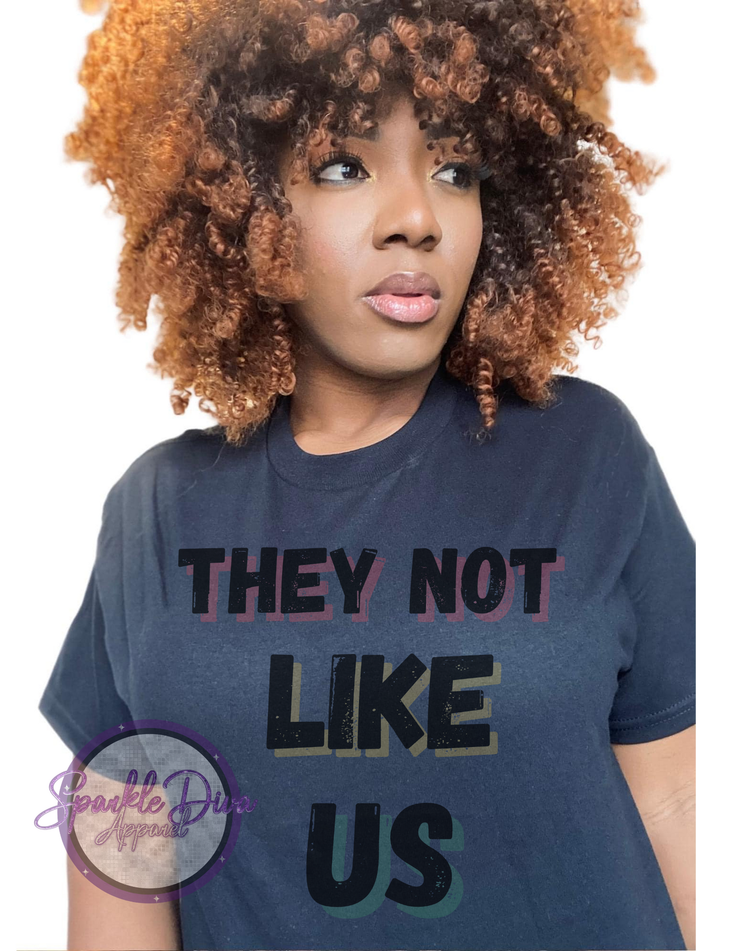 Black short sleeve shirt They Not Like Us