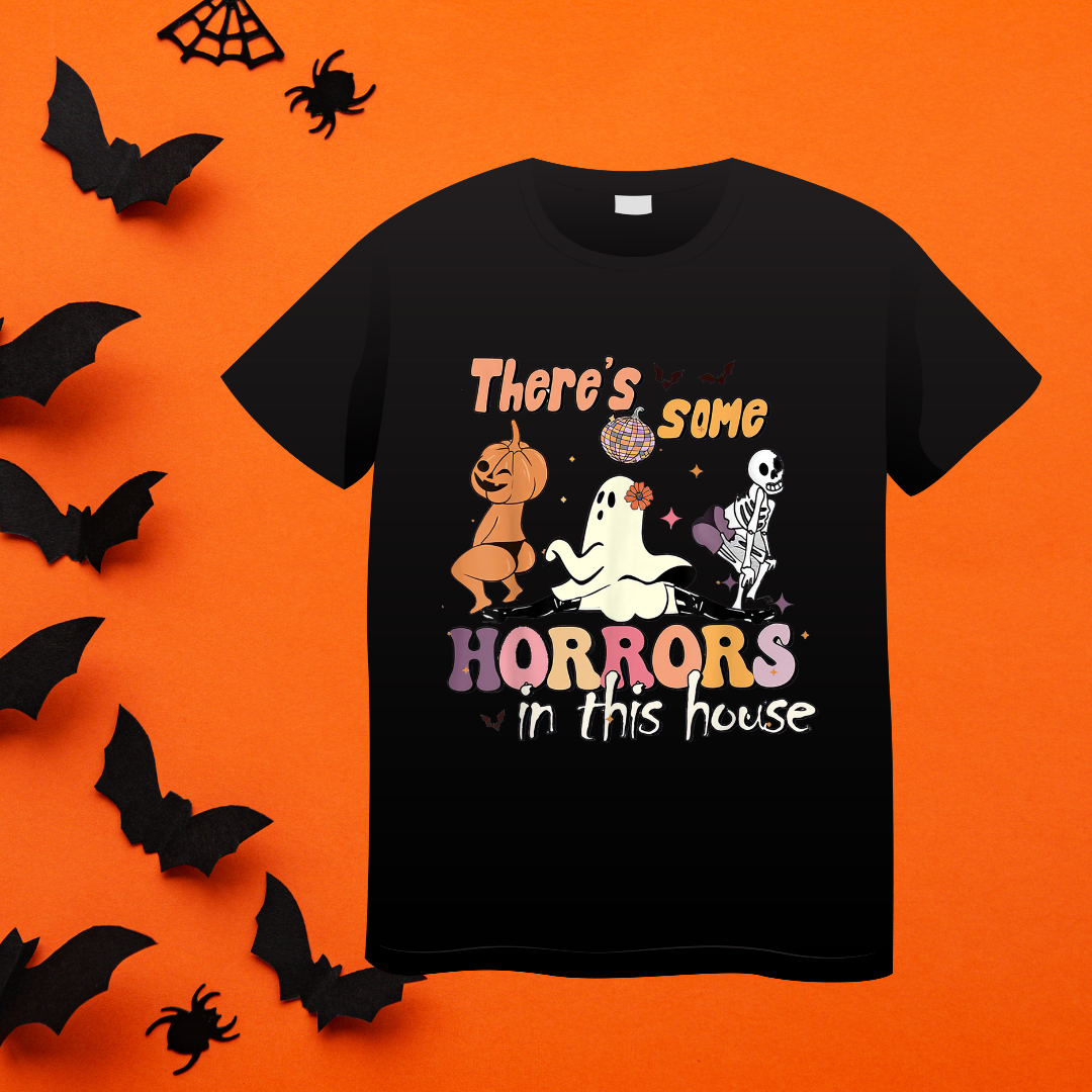 Halloween Scary Black Shirt
