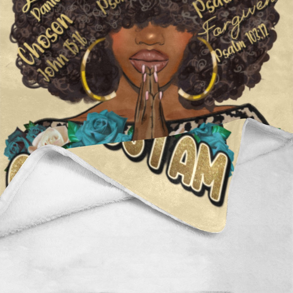 Custom Fleece Blanket God Says