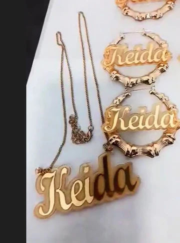 Acrylic Name Necklace