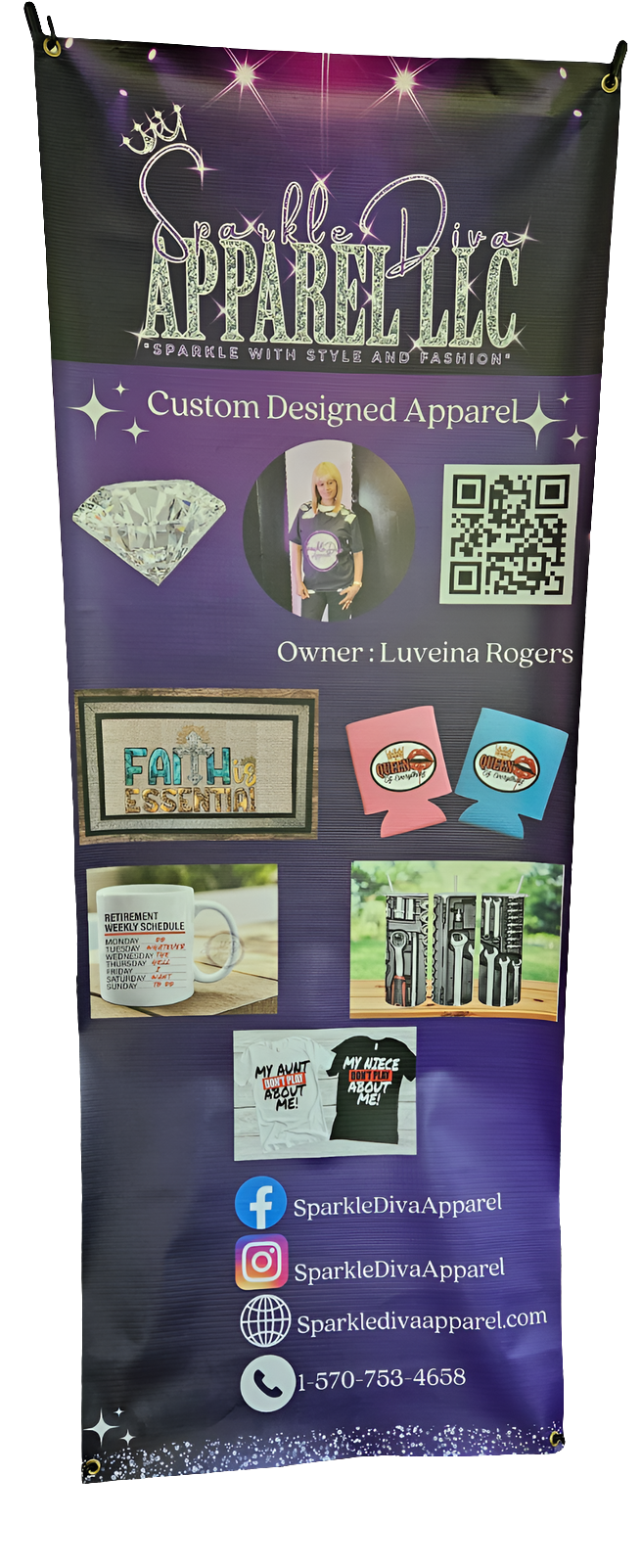 Summer Sale Custom Banners X- Stand 24"x63