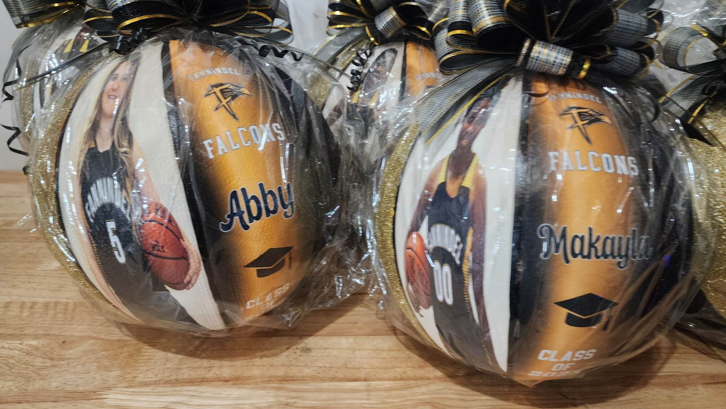 Custom Graduation Basketball