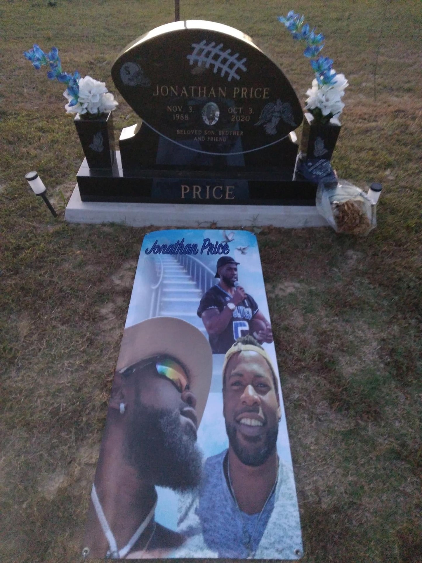 Grave Custom Memorial Blanket