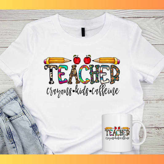 Teacher's Awareness Bundle Mug 11 oz & Tshirt