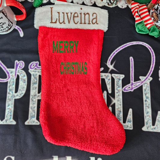 Christmas Custom Hoilday Stocking With Name