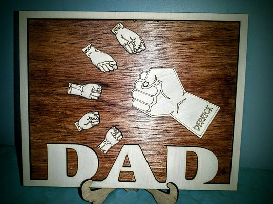 Father's Day Fist Bump Sign