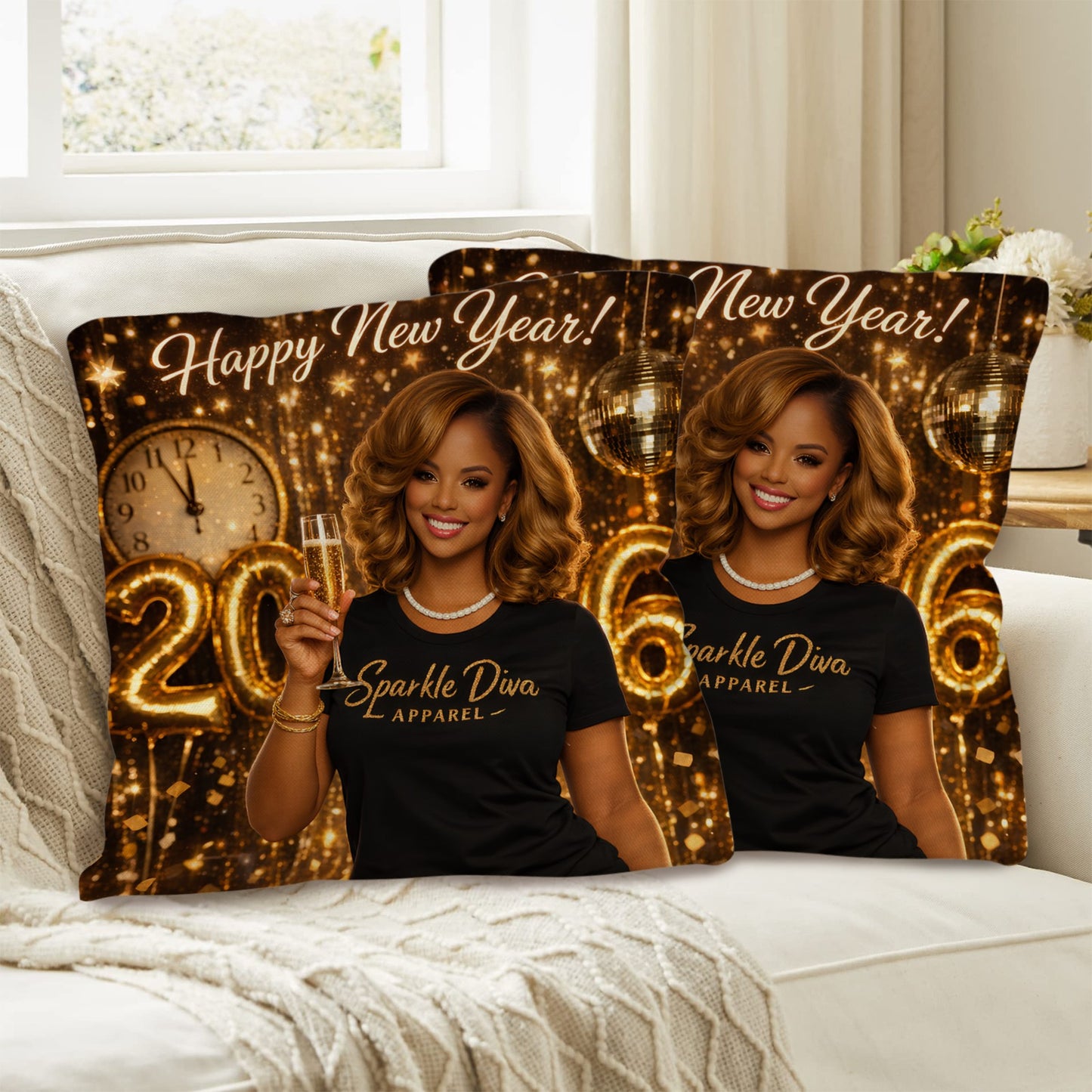 Custom Fleece Blanket, Linen Pillowcase, Linen Purse Bag