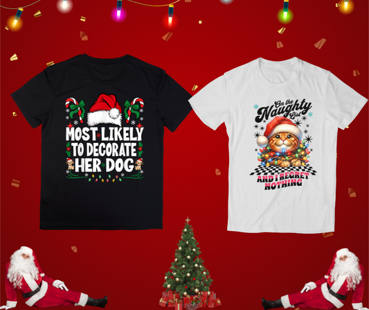 Hoilday Funny Pet Tshirt With Cute Quote