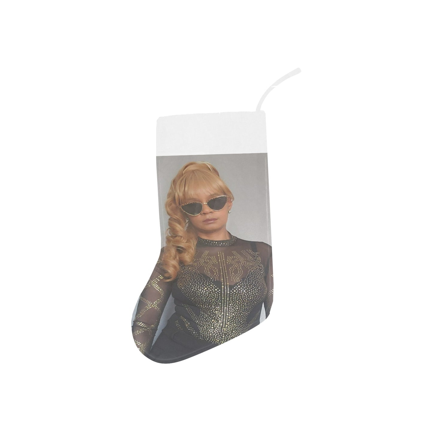 Custom Photo Christmas Stocking With Picture Both Sides