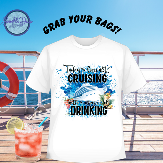 Custom Cruising & Drinking White Shirt