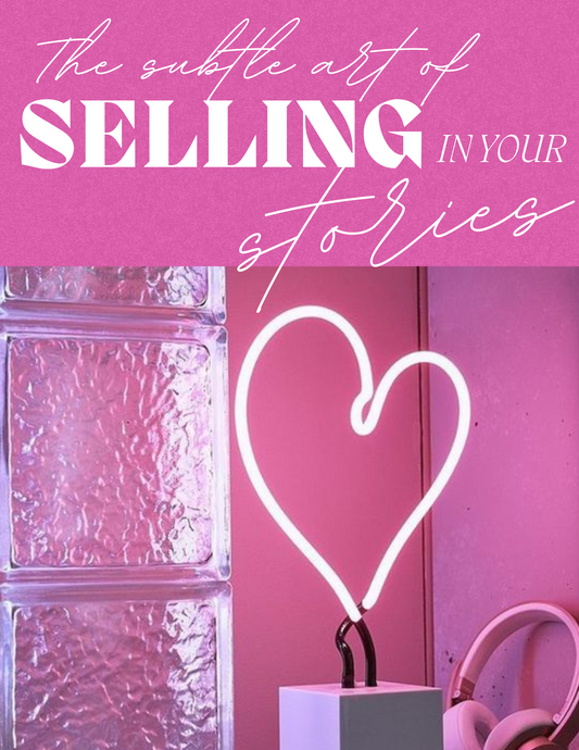 Selling In Your Stories