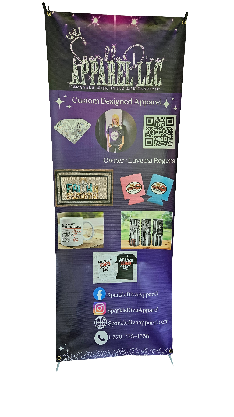 Summer Sale Custom Banners X- Stand 24"x63