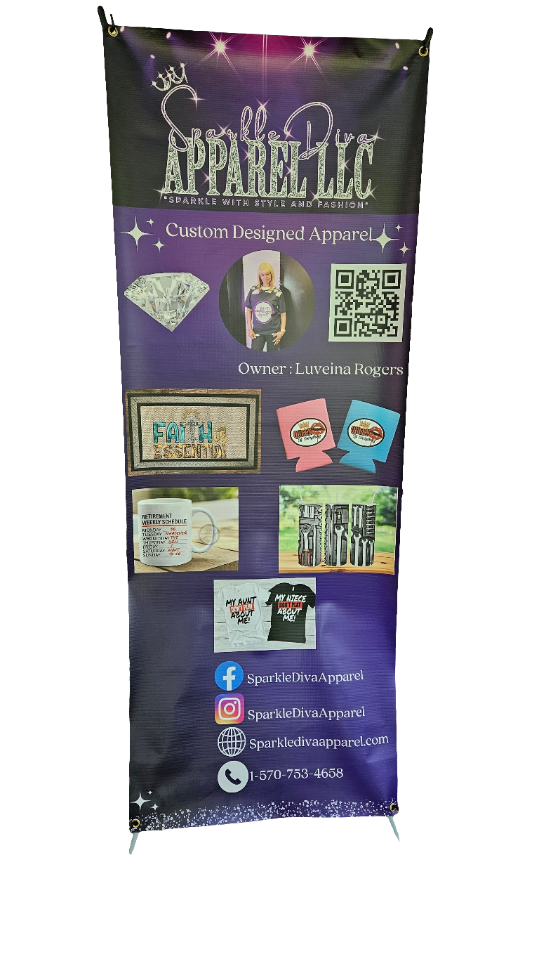 Summer Sale Custom Banners X- Stand 24"x63