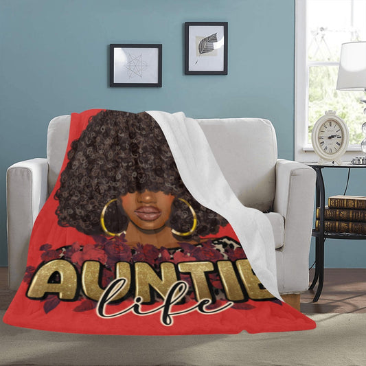 Custom Fleece Blanket Auntie